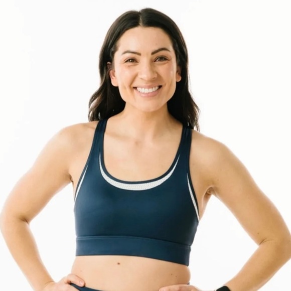 Zyia Navy Primo Mesh Bra - Picture 1 of 4